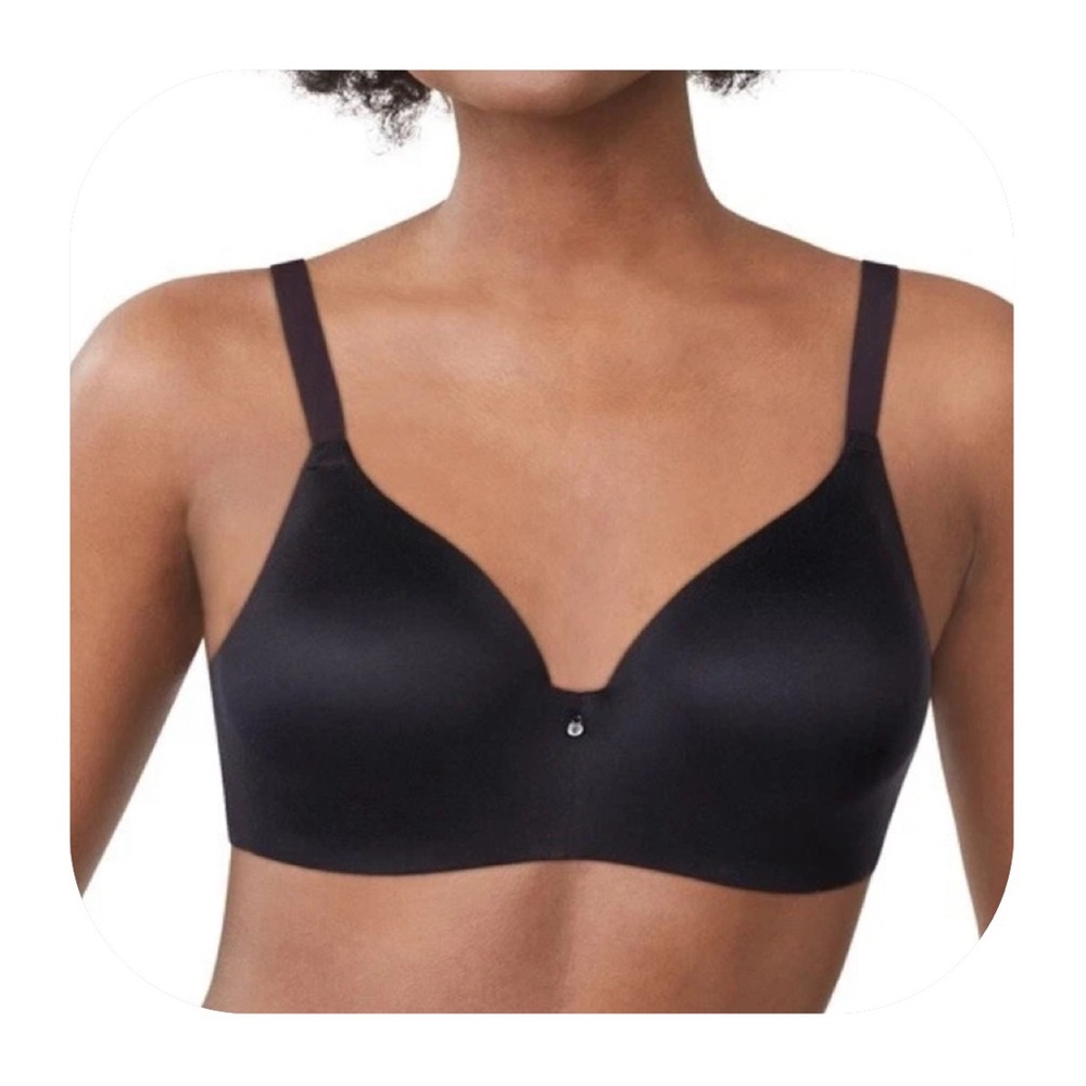 NWT Bali 38DD black ever smooth underwire bra